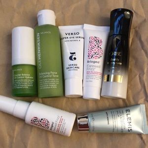 Various skincare items - new